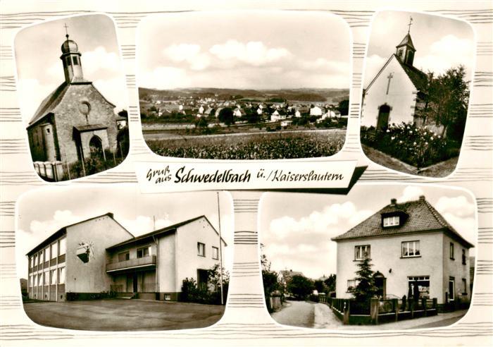 Schwedelbach Panorama Kirchen Gemischtwaren Schule