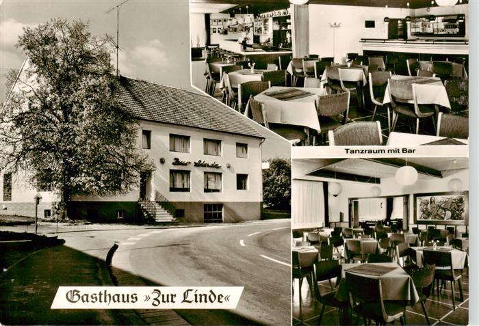 Mainzweiler Ottweiler Gasthaus zur Linde Gastraum Tanzraum mit Bar