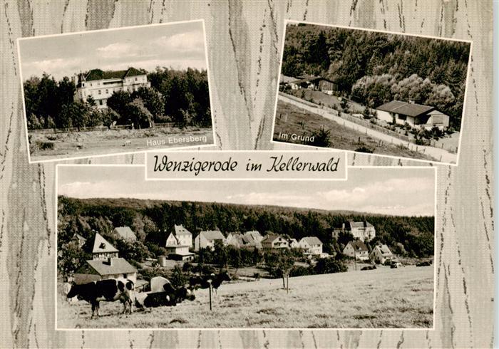 Wenzigerode Bad Zwesten Gaestehaus Haus Ebersberg Im Grund Ortsansicht