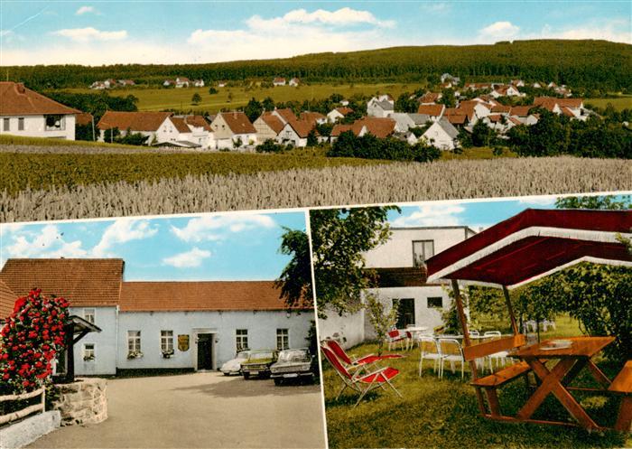 Muenchwald Gasthaus Pension Moenchshof Garten Panorama