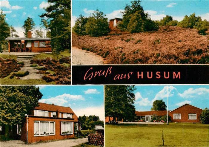 Husum  Nordfriesland Bungalow Wohnhaeuser Landschaft