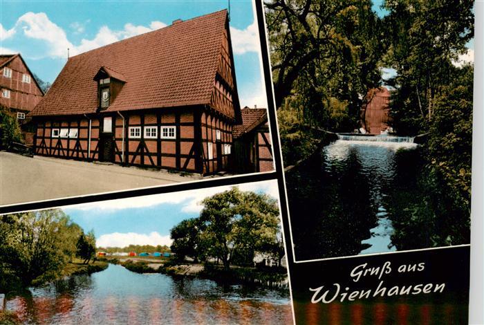 Wienhausen Fachwerkhaus Seepartie Stauwehr