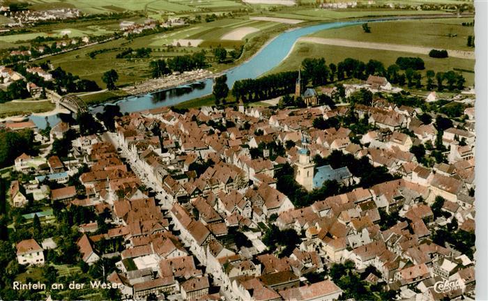 Rinteln Weser Fliegeraufnahme