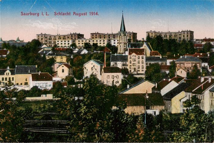 Saarburg Lothringen Sarrebourg 57 Mosell Schlacht August 1914