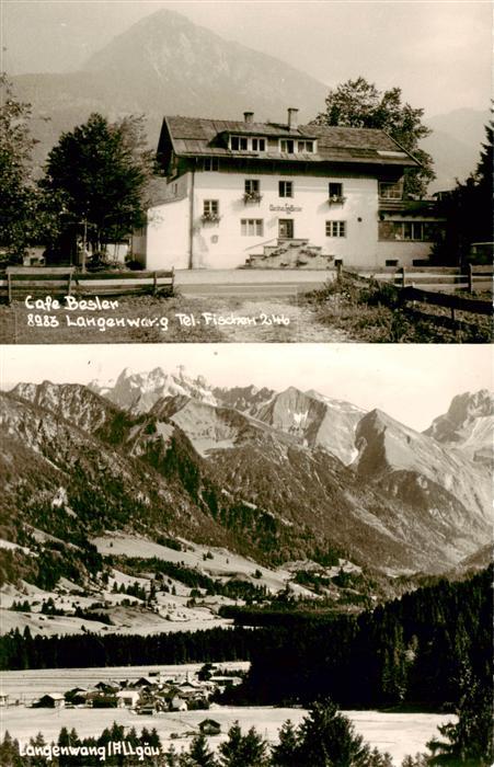 Langenwang Fischen Allgaeu Cafe Basler Panorama