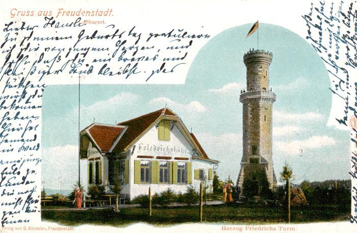 FREUDENSTADT BW Hotel Friedrichshoehe Herzog Friedrichs Turm