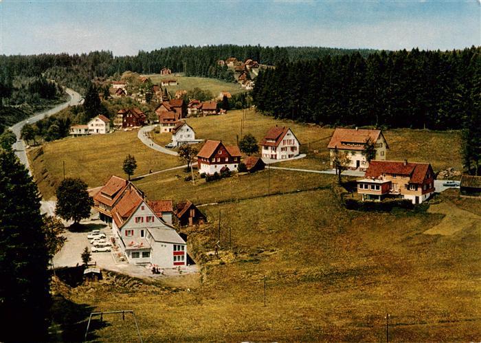 Kniebis Freudenstadt Gasthof Pension Waldhorn Fliegeraufnahme