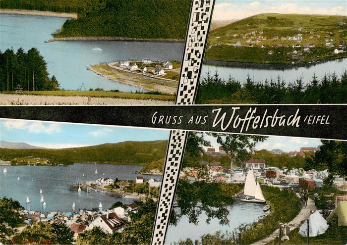 Woffelsbach Simmerath Rurseepartien mit Campingplatz Fliegeraufnahme