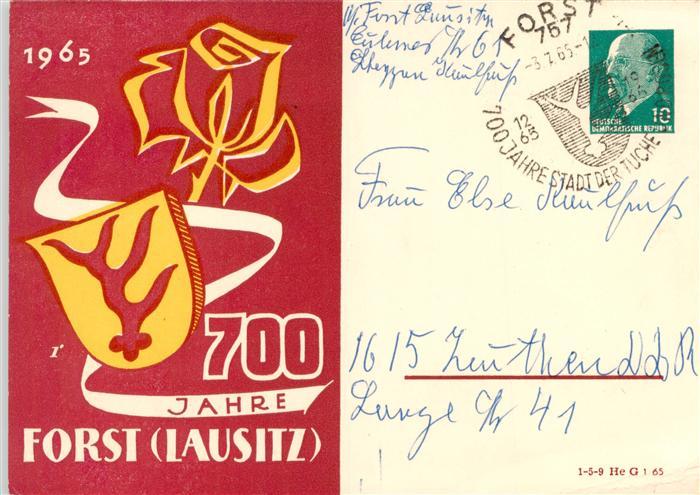 Forst Lausitz 700 Jahre Plakat