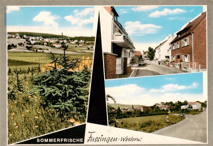 Fussingen Waldbrunn Westerwald Panorama Strassenpartien