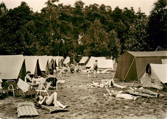 Deutschbaselitz Kamenz Zeltplatz am Waldbad