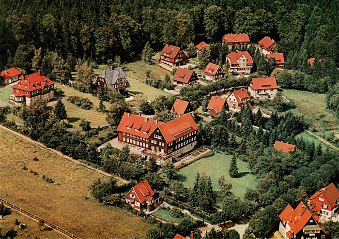 Braunlage Harz AEG Ferienheim Fliegeraufnahme