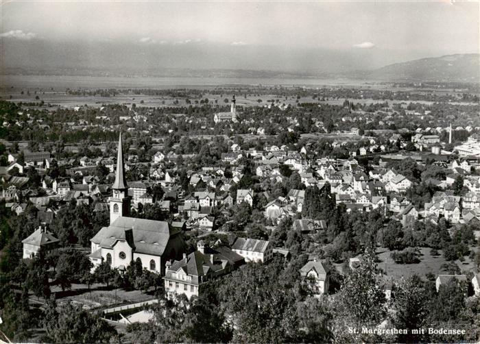 St Margrethen SG Panorama Blick zum Bodensee