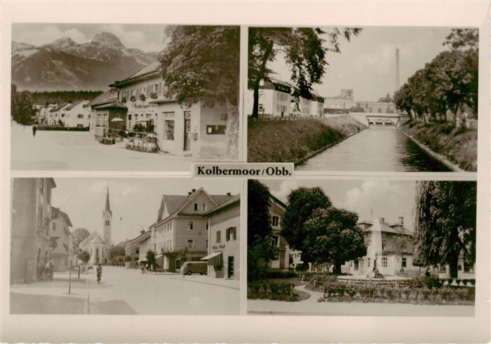 Kolbermoor Teilansichten Partie am Fluss