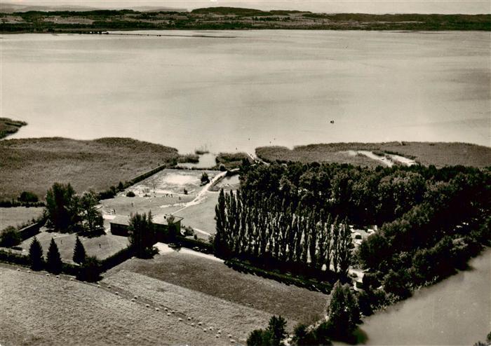Neuchatel NE Die neue Zeit Zielbruecke-Thielle Heim und Gelaende am Neuenburgers