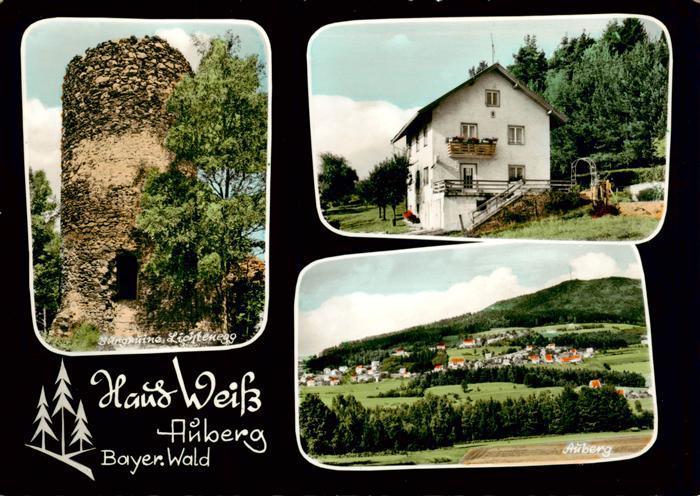 Auberg Rimbach Teilansichten Burgruine Lichtenegg Bayerischer Wald