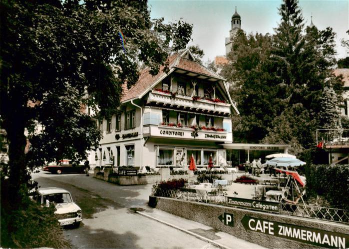 Todtmoos Schwarzwald BW Cafe Zimmermann Conditorei Cafégarten