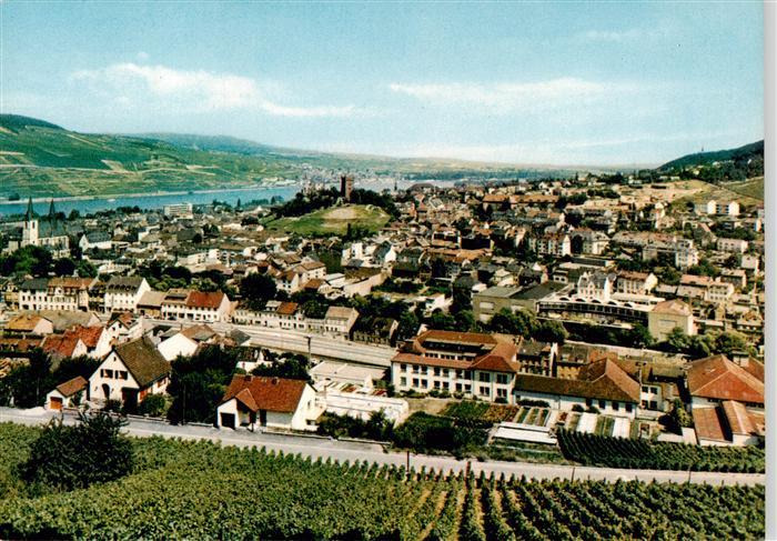 Bingen Rhein Fliegeraufnahme