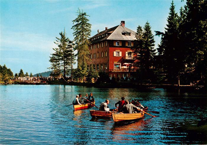 Mummelsee Seepartie Hotel Bootspartie