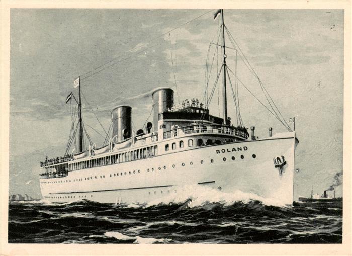 Dampfer Oceanliner LLOYD Bremen D. Roland