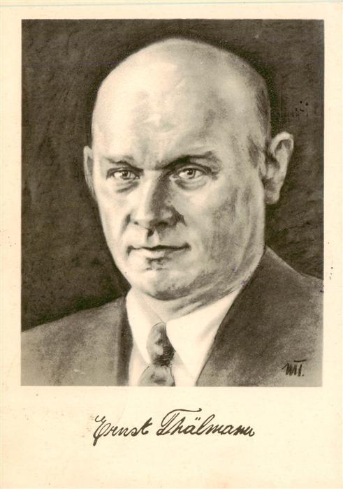 Politik Politics Politique Ernst Thaelmann