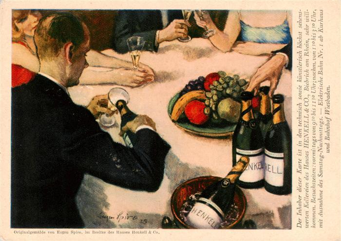 Werbung Reklame Henkell