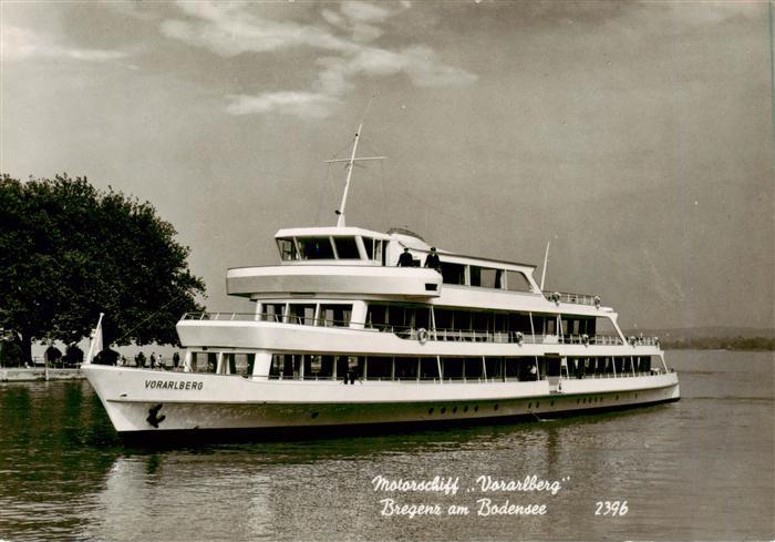 Schiffe Ships Navires Motorschiff Vorarlberg Bregenz am Bodensee