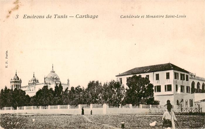 Carthage  Karthago Carthago Tunesie Cathedrale et Monastere Saint Louis