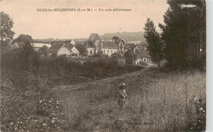 Isles-les-Meldeuses 77 Seine-et-Marne Un coin pittoresque