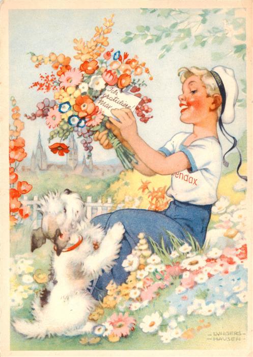 Mainz  Rhein Glueckswunschkarte