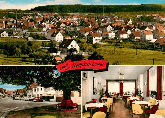 Koeppern Taunus Panorama Ortspartie Cafe Hembd Gaststube