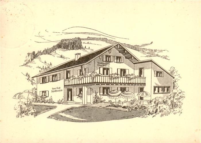 Oberstaufen Oberallgaeu Bayern Schrothkurheim Gross