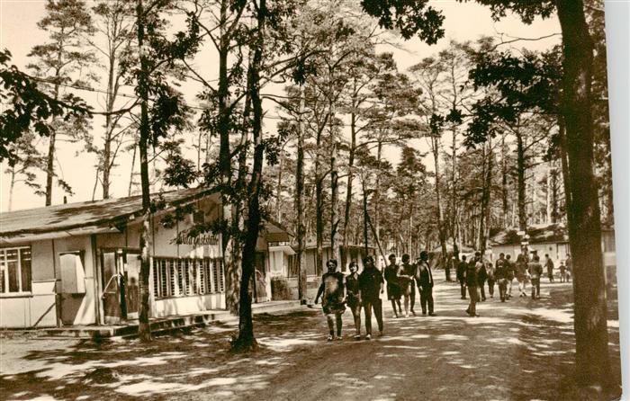 Markgrafenheide Rostock Wald Gaststaette auf dem Zeltplatz