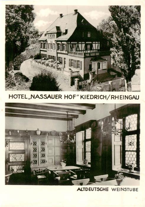 Kiedrich Hotel Nassauer Hof Gastraum