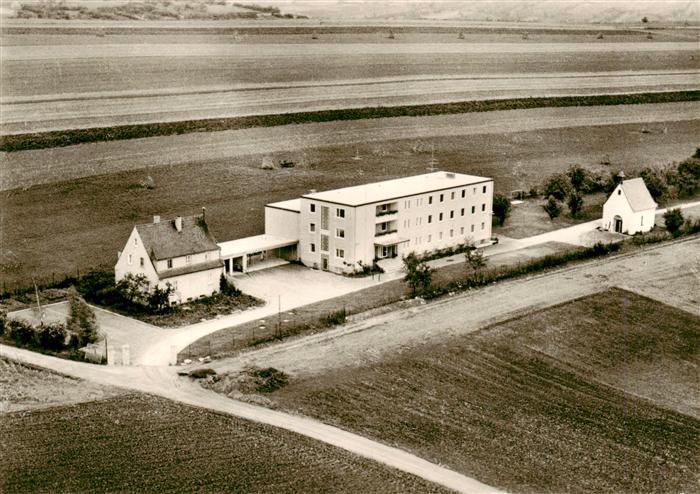 Wuerzburg Bayern Schoenstattheim Marienhoehe Fliegeraufnahme