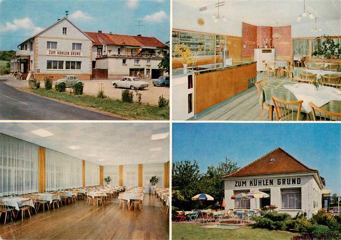 Wersau Odenwald Gasthaus Zum kuehlen Grund Gastraeume Terrasse