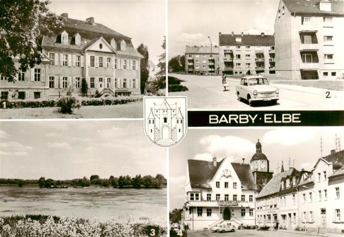 Barby Elbe Spezialschule fuer Rinderzucht Bahnhofstr An der Elbe Rathaus am Mark