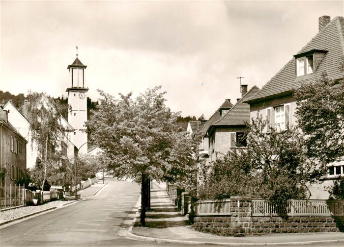 Hambach Neustadt Weinstrasse Dr Wirth Strasse mit Pauluskirche