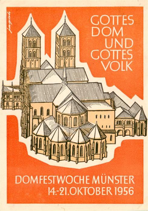 Muenster Westfalen Domfestwoche 1956