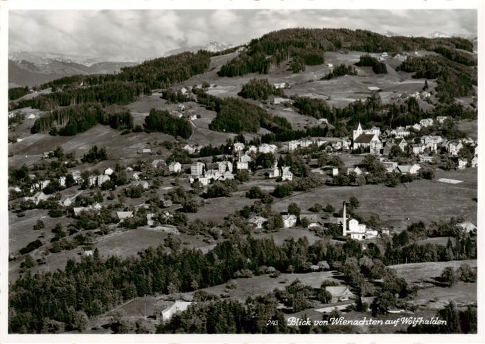 Wolfhalden AR Panorama Blick von Wienachten