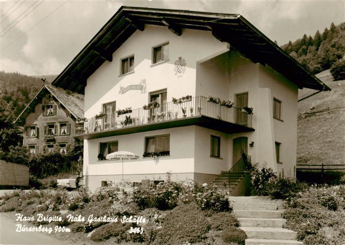 Buerserberg Vorarlberg AT Haus Brigitte mit Gasthaus Schaefle