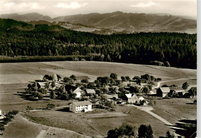 Burg Argenbuehl Fliegeraufnahme mit Kurheim Helmel