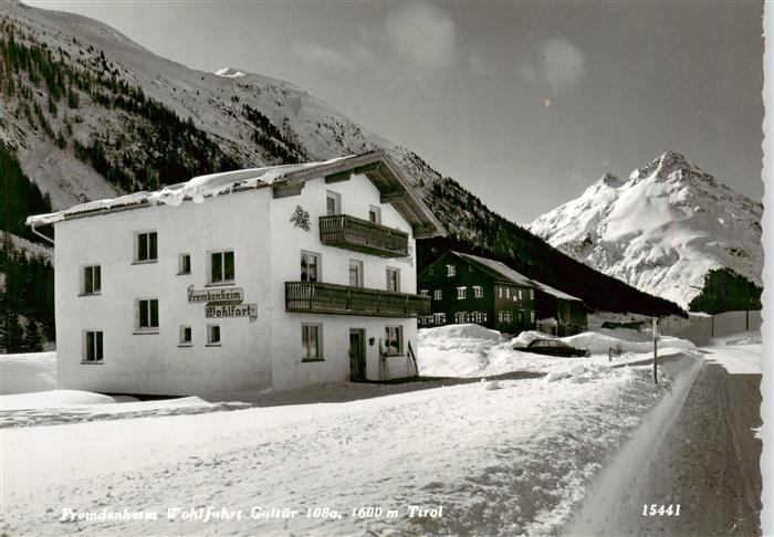 Galtuer Tirol Fremdenheim Wohlfahrt