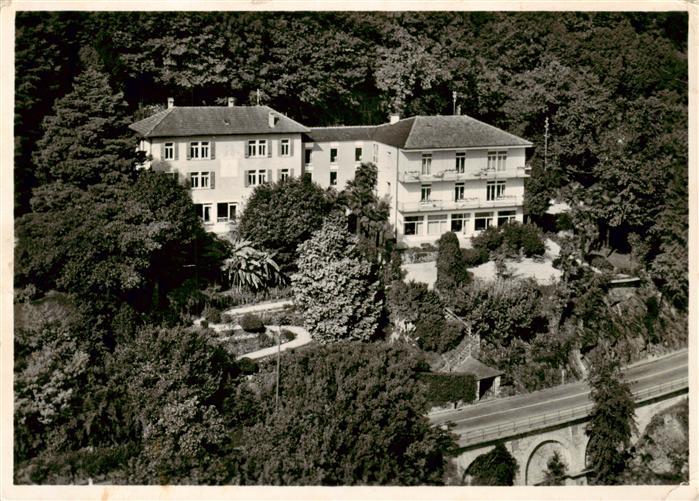 Brissago Lago Maggiore TI Miralago Kindererholungsheim Fliegeraufnahme