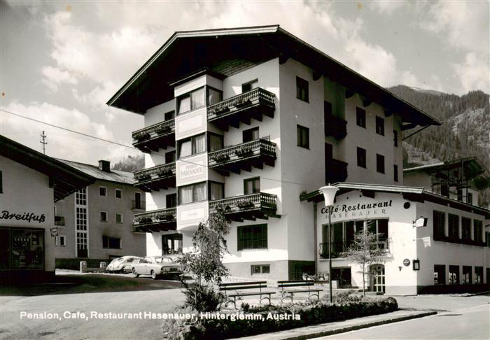 Hinterglemm Saalbach Pension Cafe Restaurant Hasenauer