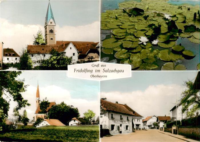 Fridolfing Kirchen Seerosenteich Dorfstrasse