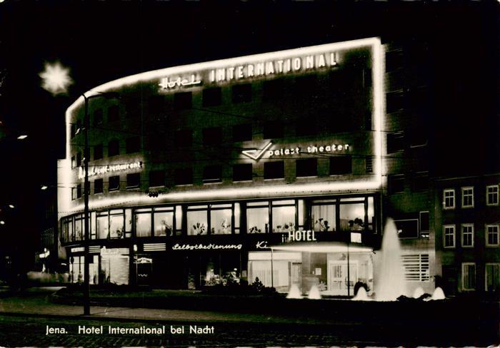 Jena  Thueringen Hotel International bei Nacht