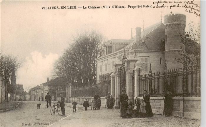 Villiers-en-Lieu 52 Haute-Marne Le Chateau Schloss