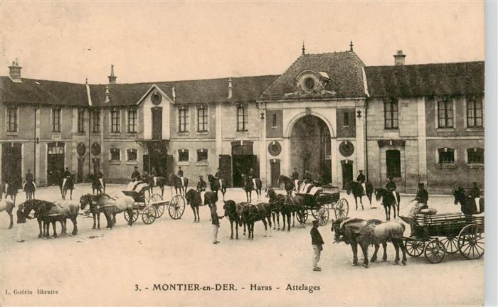 Montier-en-Der 52-Haute-Marne Haras Attelages