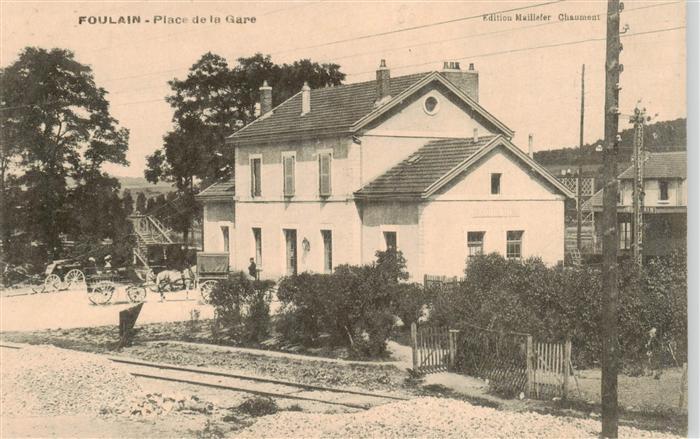 Foulain 52 Haute-Marne Place de la Gare
